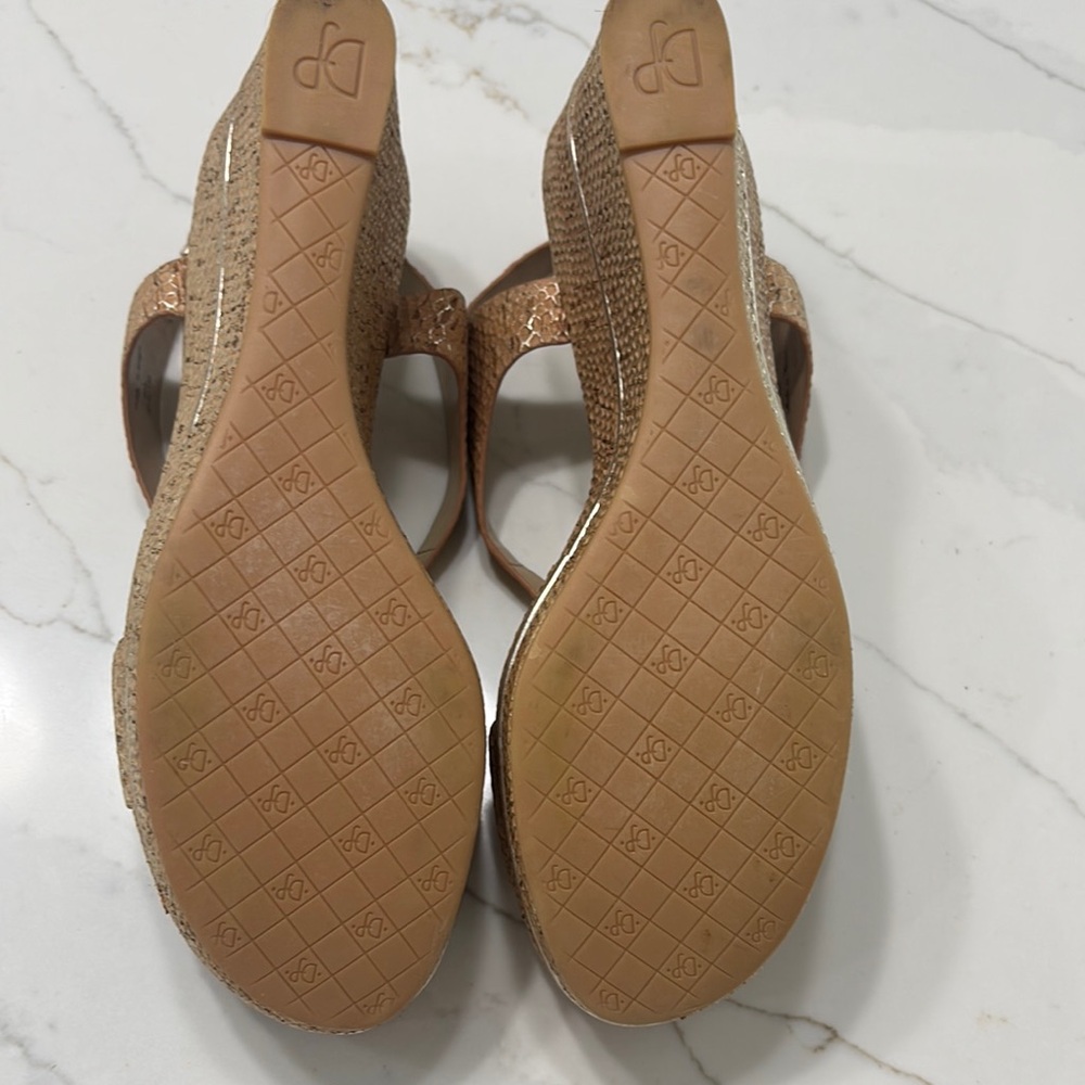 Donald J. Pliner Tan Wedge Shoes - Picture 14 of 17